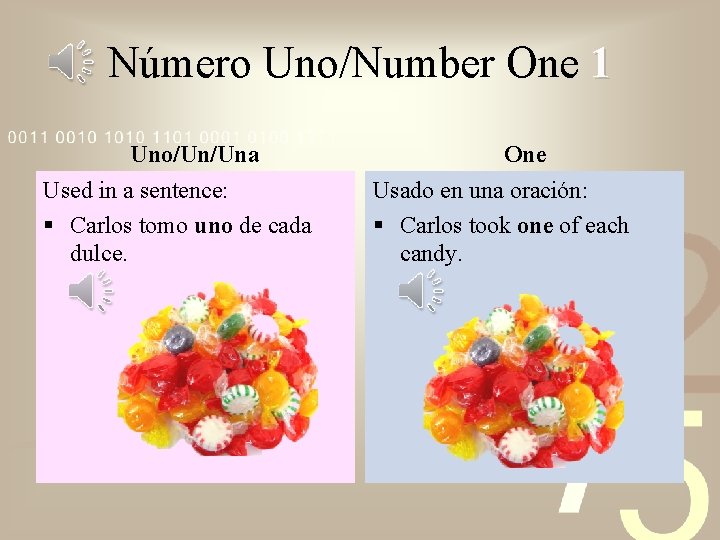 Learning the numbers 1 10 in Spanish and