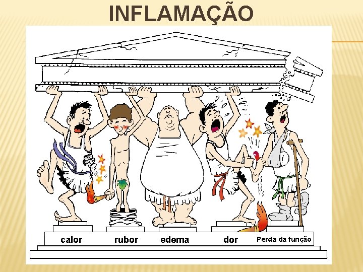 INFLAMAÇÃO calor rubor edema dor Perda da função 