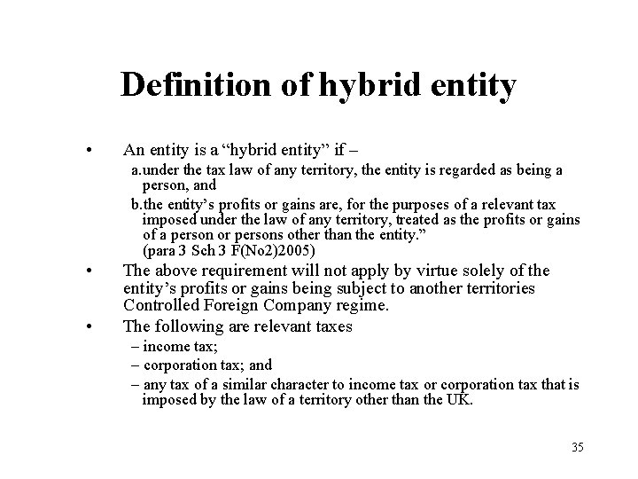 Definition of hybrid entity • An entity is a “hybrid entity” if – a.