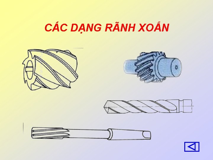 CÁC DẠNG RÃNH XOẮN 