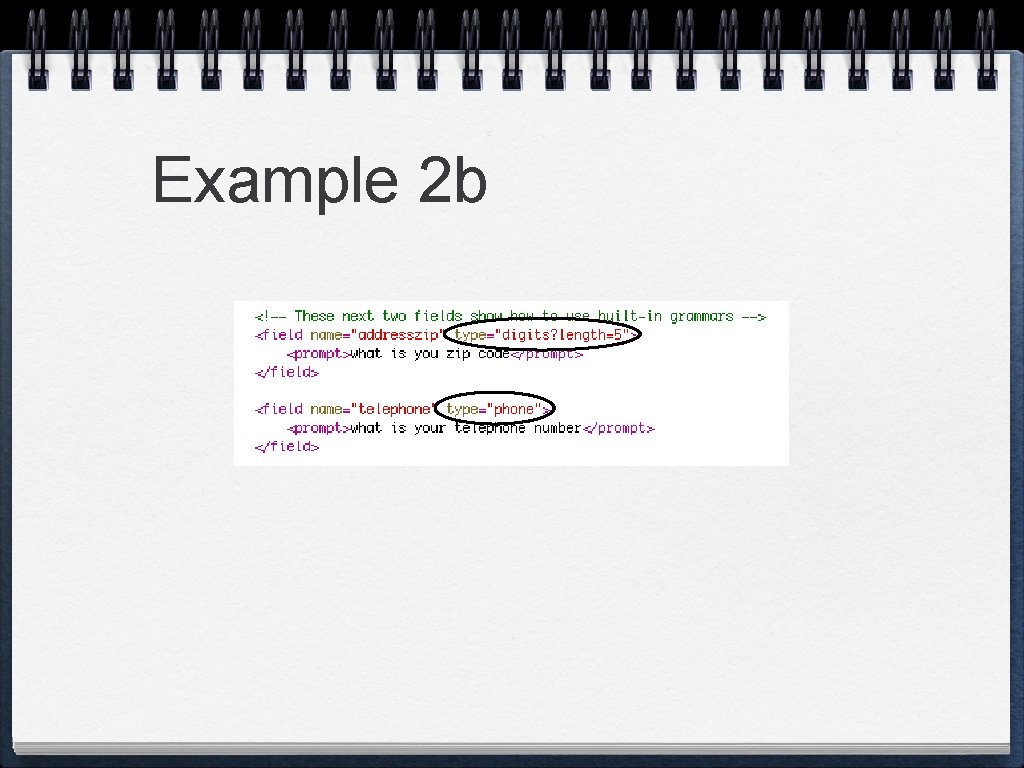 Example 2 b Example 2 b
