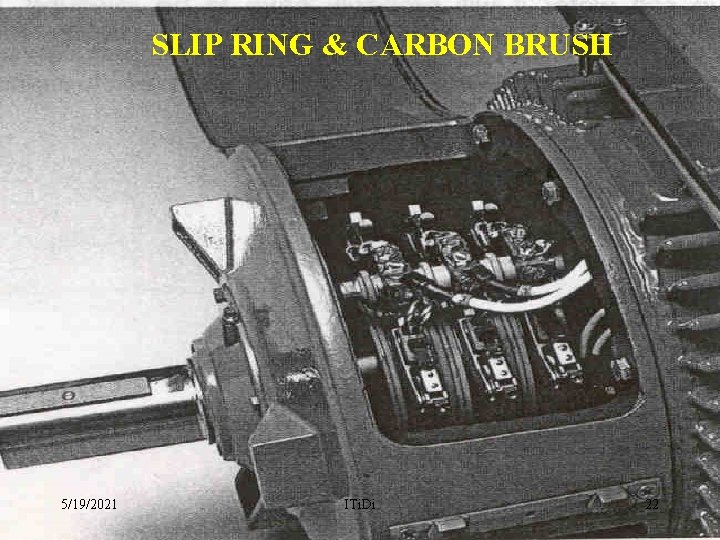 SLIP RING & CARBON BRUSH 5/19/2021 ITi. Di 22 