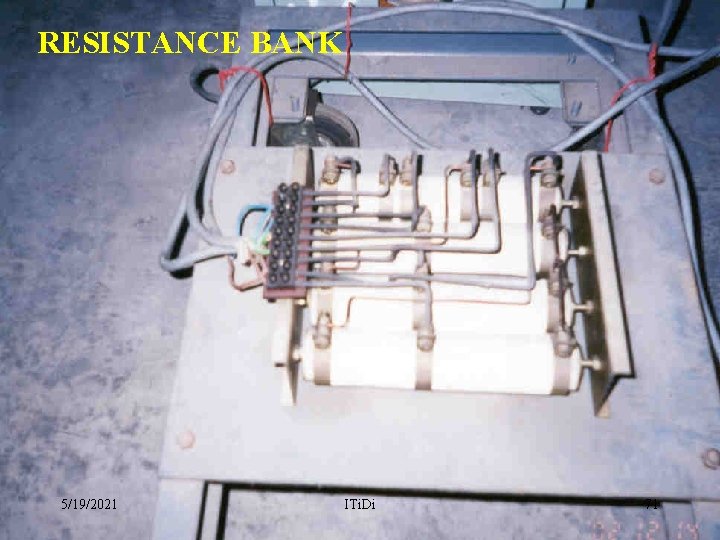RESISTANCE BANK 5/19/2021 ITi. Di 71 