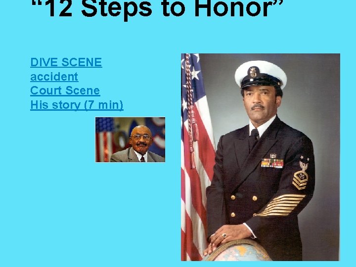 “ 12 Steps to Honor” DIVE SCENE accident Court Scene His story (7 min)