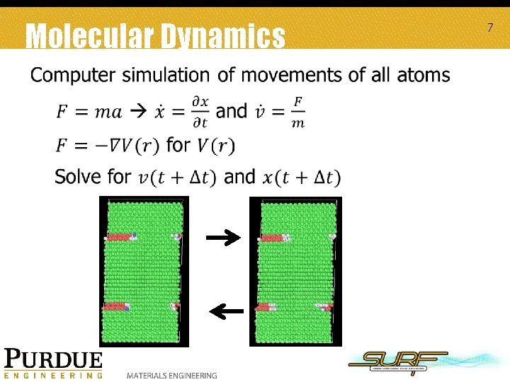Molecular Dynamics 7 7 
