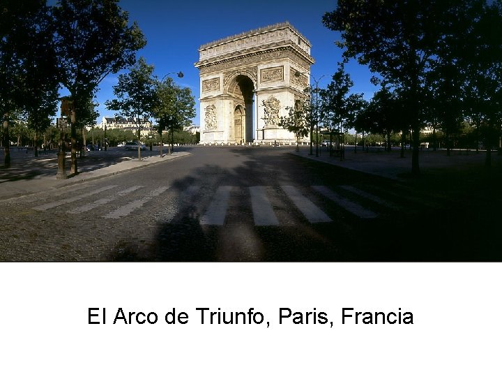 El Arco de Triunfo, Paris, Francia 