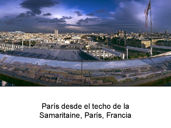 París desde el techo de la Samaritaine, París, Francia 