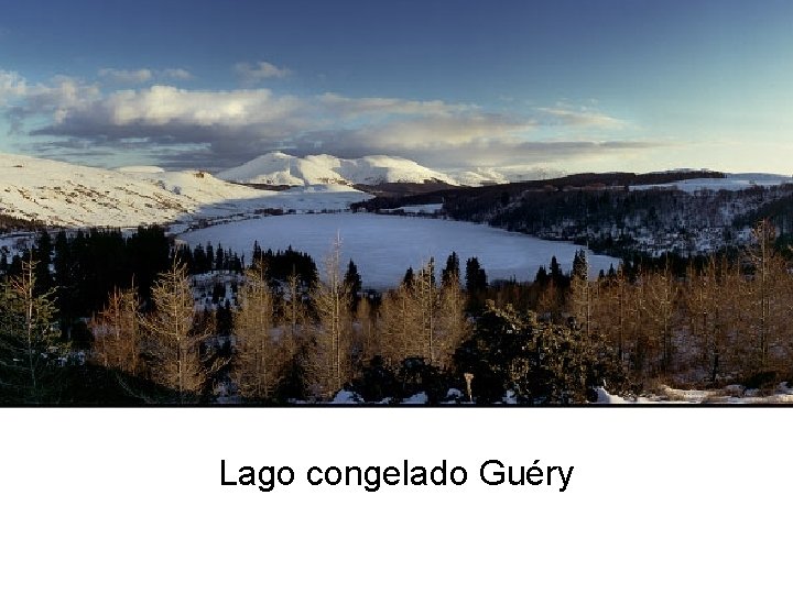 Lago congelado Guéry 