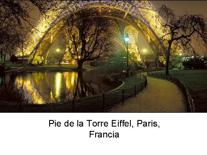 Pie de la Torre Eiffel, Paris, Francia 