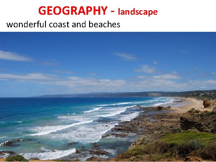 GEOGRAPHY - landscape wonderful coast and beaches 
