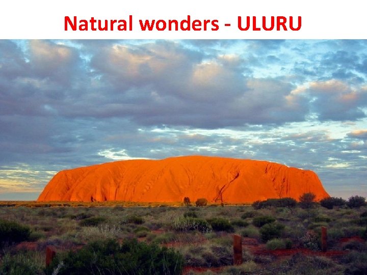Natural wonders - ULURU 