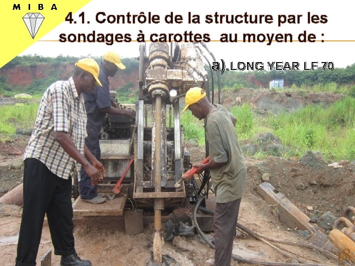 M I B A 4. 1. Contrôle de la structure par les sondages à