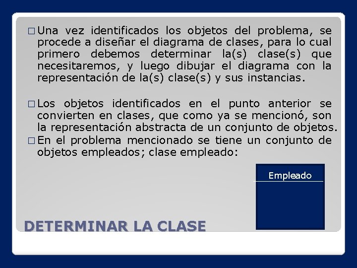 Programacin Orientada a Objetos Usando el diagrama de