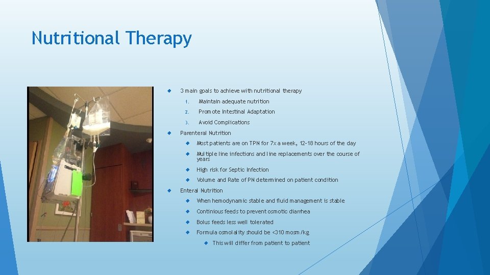Nutritional Therapy 3 main goals to achieve with nutritional therapy 1. Maintain adequate nutrition