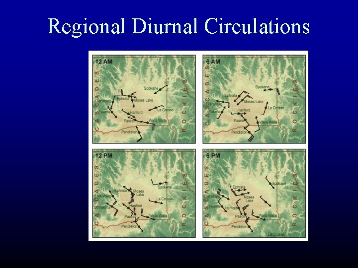 Regional Diurnal Circulations 