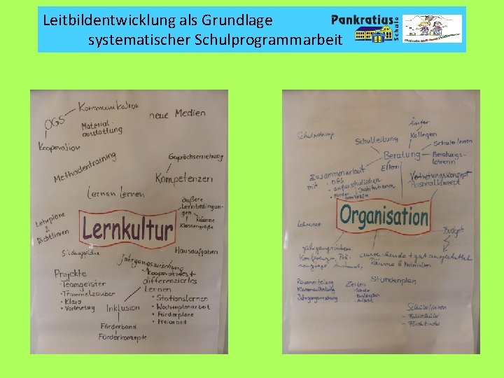 Leitbildentwicklung als Grundlage systematischer Schulprogrammarbeit 