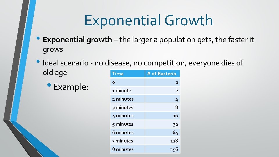 Population Dynamics Describing Populations Geographic range physical area