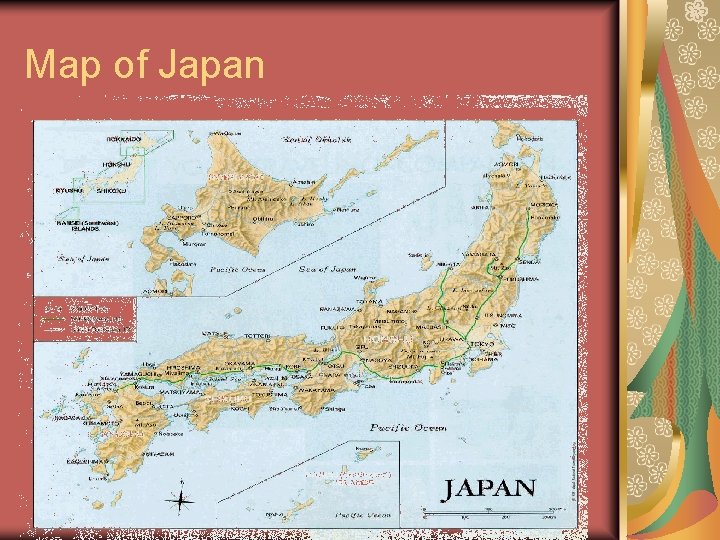 Map of Japan 