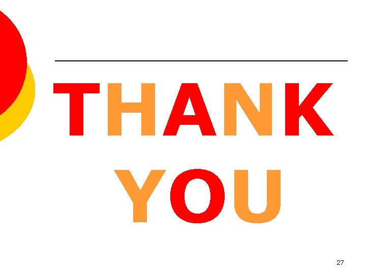 THANK YOU 27 