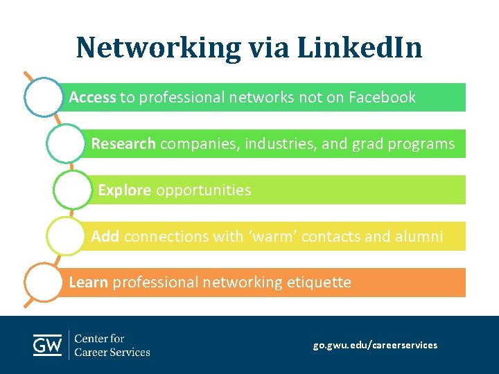 Networking via Linked. In Access to professional networks not on Facebook Research companies, industries,