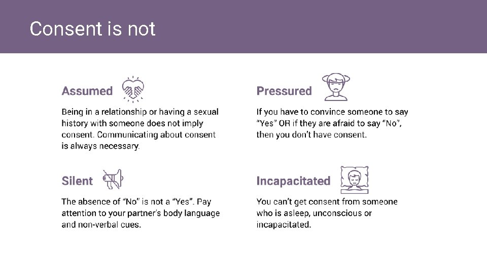 Consent is not 