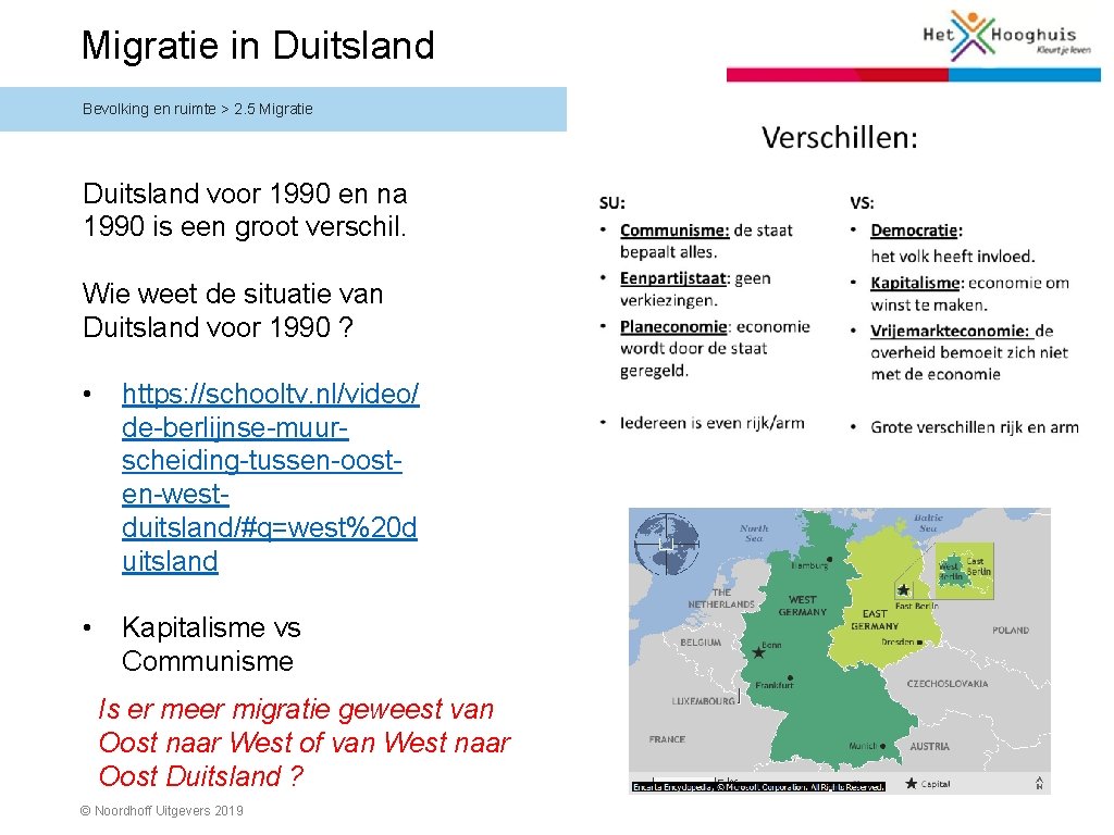 Migratie in Duitsland Bevolking en ruimte > 2. 5 Migratie Duitsland voor 1990 en