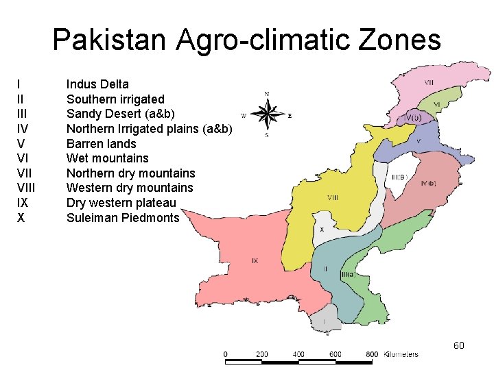 Pakistan Agro-climatic Zones I II IV V VI VIII IX X Indus Delta Southern