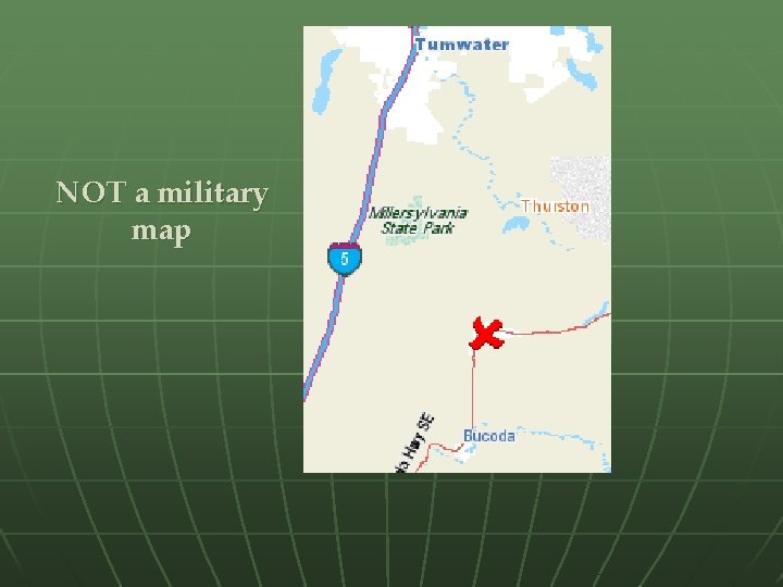 NOT a military map 
