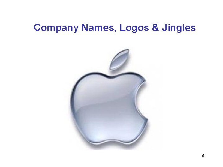 Company Names, Logos & Jingles 6 