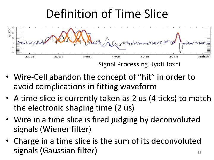 Definition of Time Slice Signal Processing, Jyoti Joshi • Wire-Cell abandon the concept of