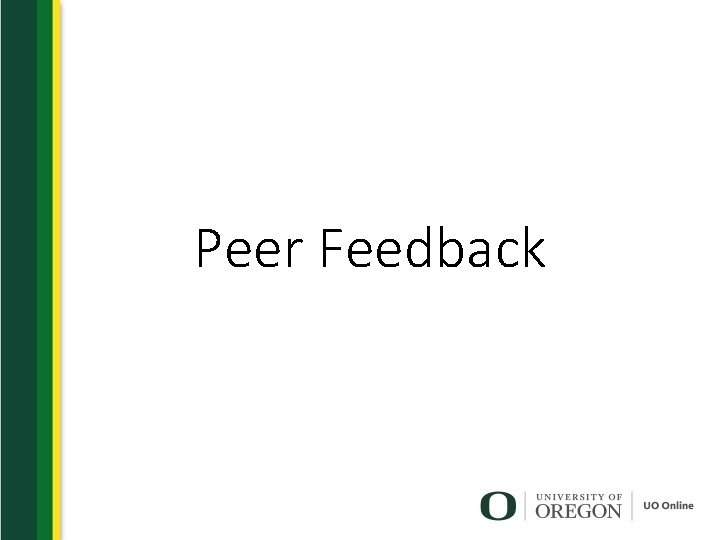 Peer Feedback 