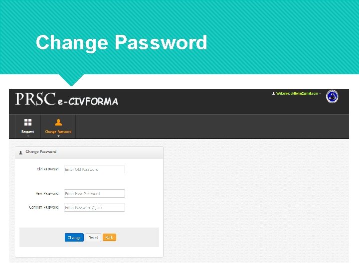 Change Password 