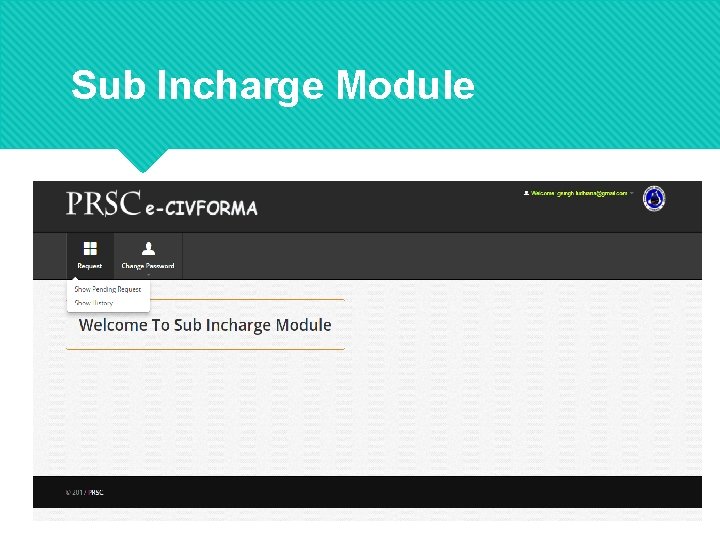 Sub Incharge Module 