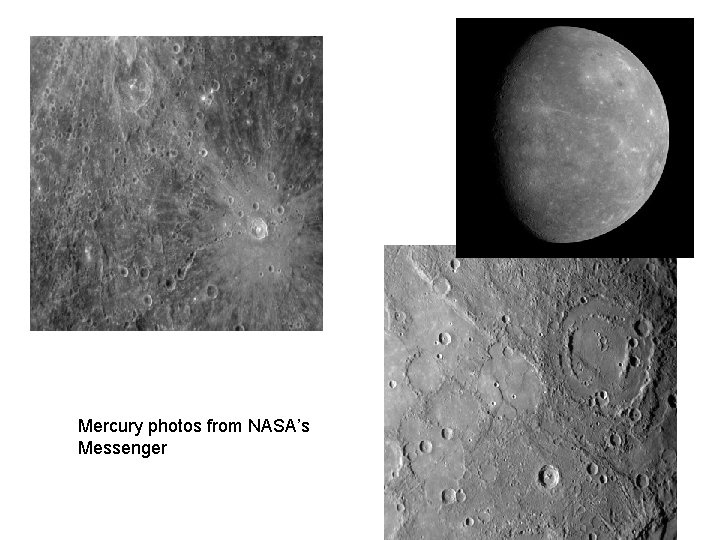 Mercury photos from NASA’s Messenger 