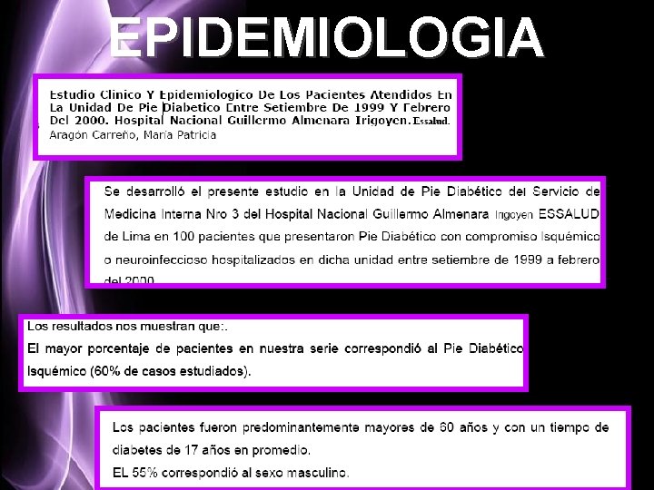 EPIDEMIOLOGIA 