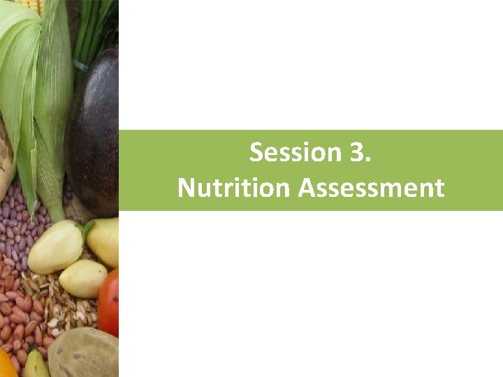 Session 3. Nutrition Assessment 