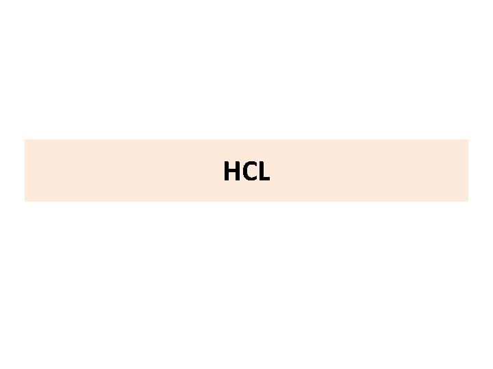 HCL 