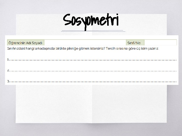 Sosyometri ▧? 