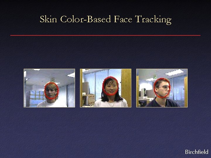 Skin Color-Based Face Tracking Birchfield 