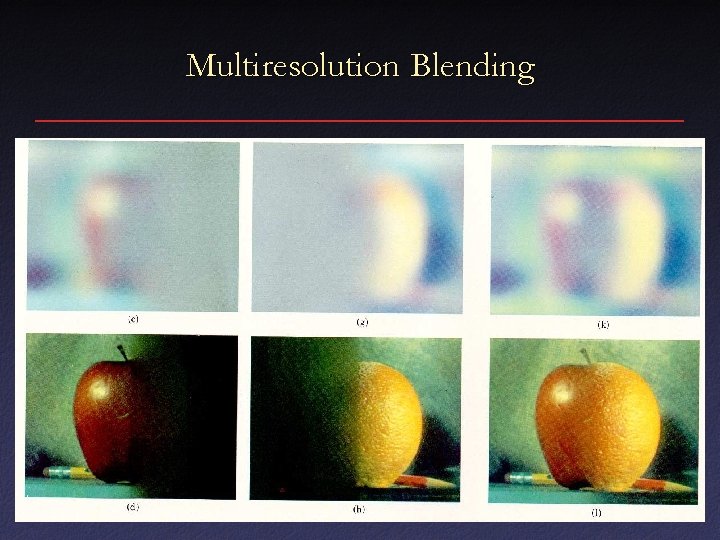 Multiresolution Blending 