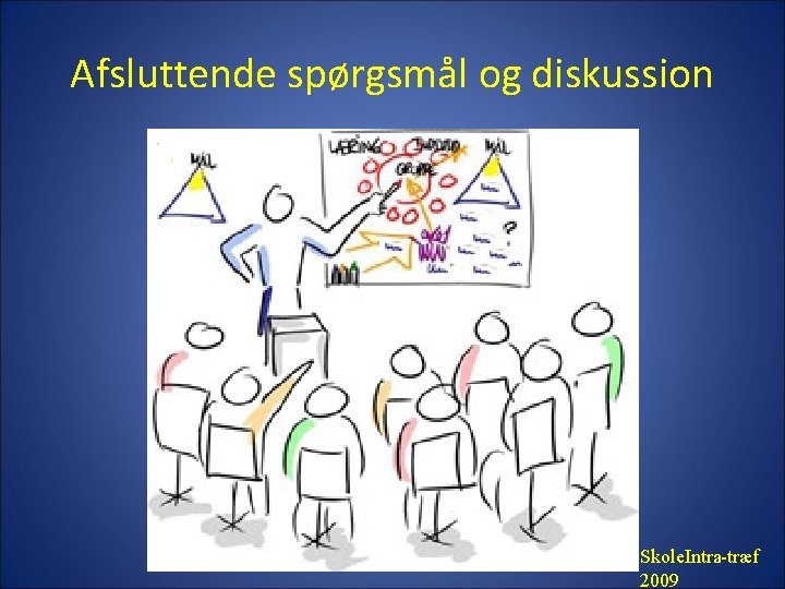 Afsluttende spørgsmål og diskussion Skole. Intra-træf 2009 