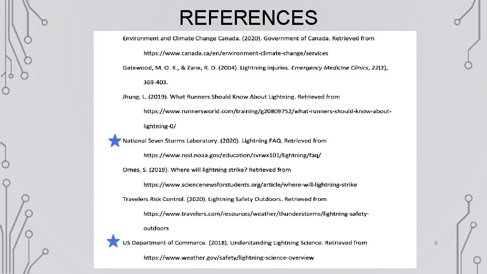 REFERENCES 9 