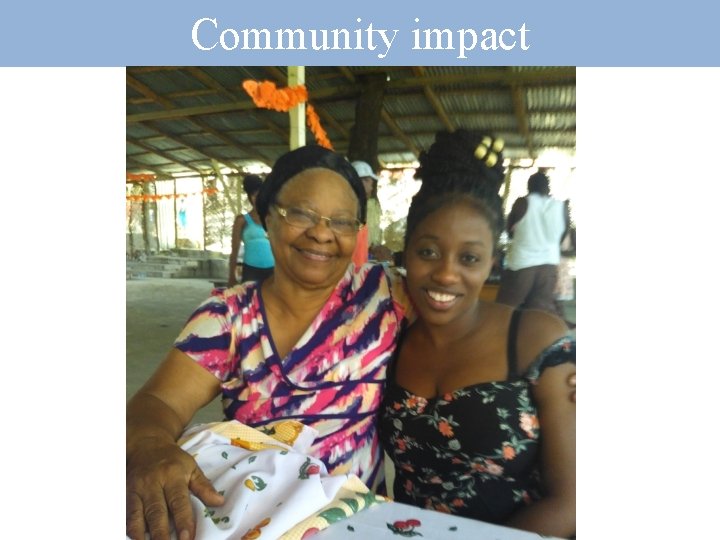 Community impact 