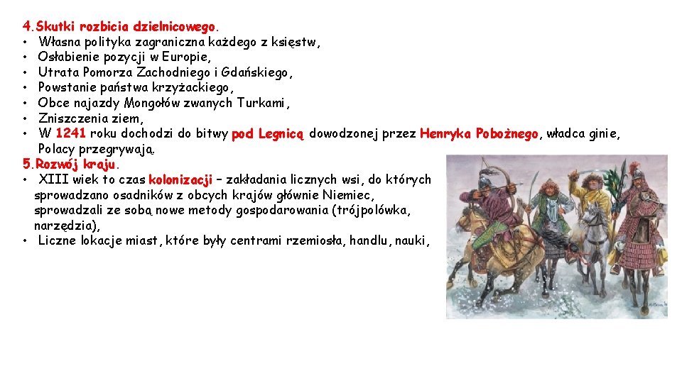 Rozbicie dzielnicowe Prosz zapozna si z prezentacj i