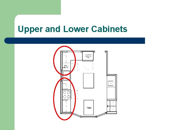 Upper and Lower Cabinets 