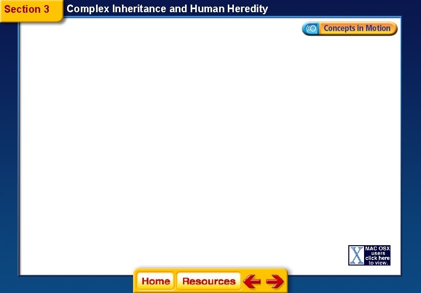 Section 3 Complex Inheritance and Human Heredity Section 3 Complex Inheritance and Human Heredity