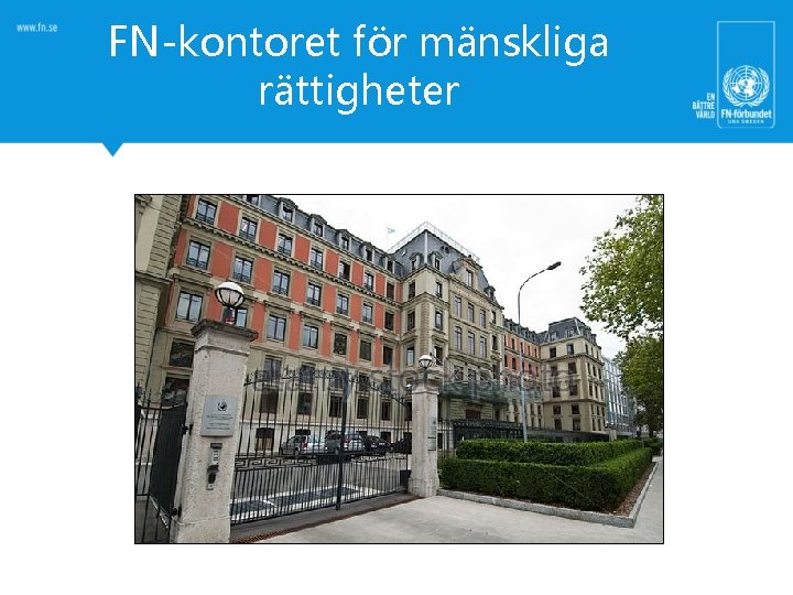 FN-kontoret för mänskliga rättigheter 