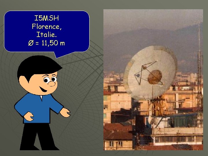 I 5 MSH Florence, Italie. Ø = 11, 50 m 