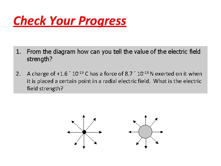 Check Your Progress 1. From the diagram how can you tell the value of