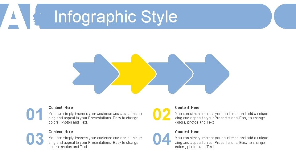 Infographic Style 01 03 Content Here You can simply impress your audience and add